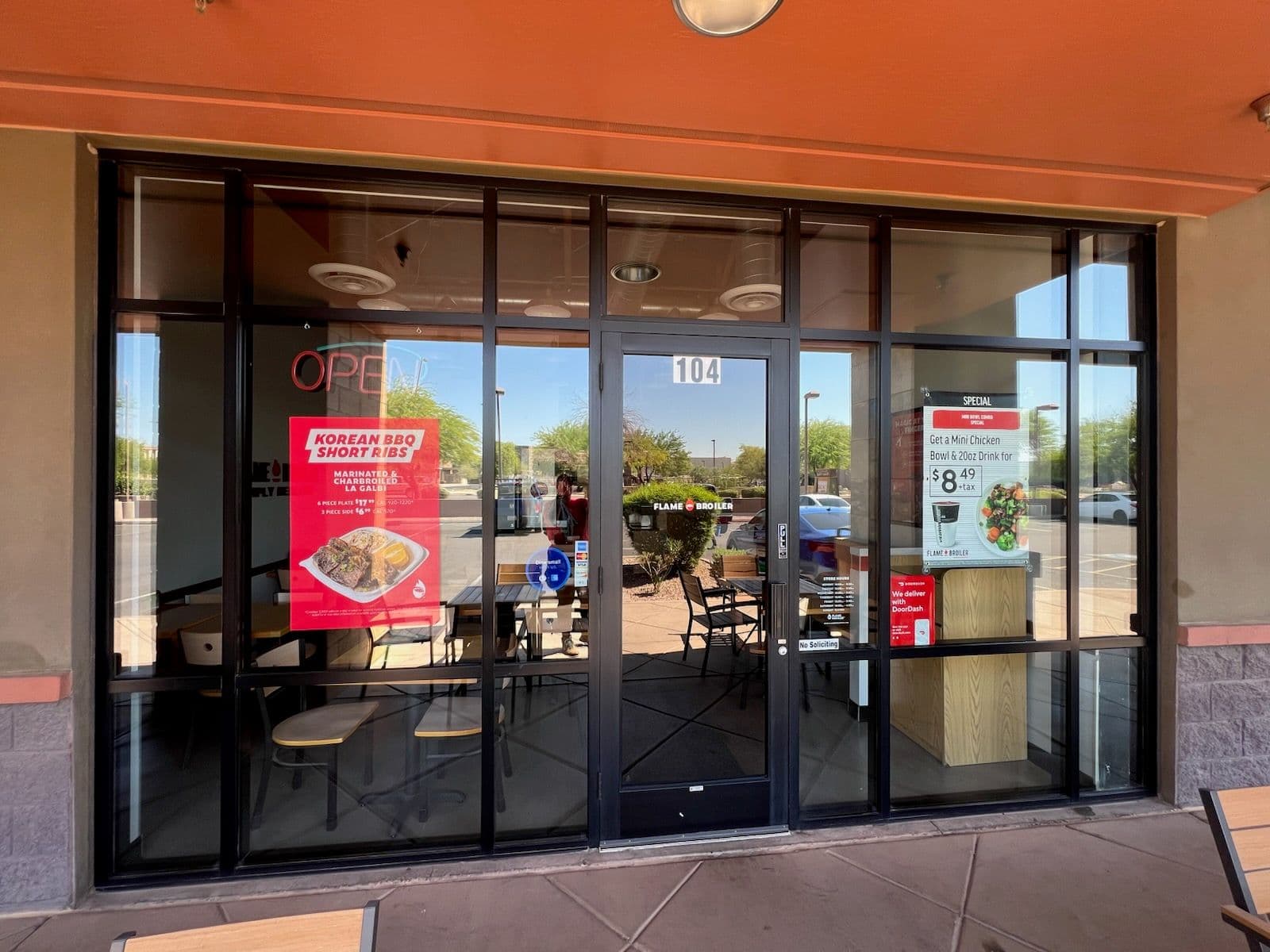 Window Cleaning at Flame Broiler in Tempe image