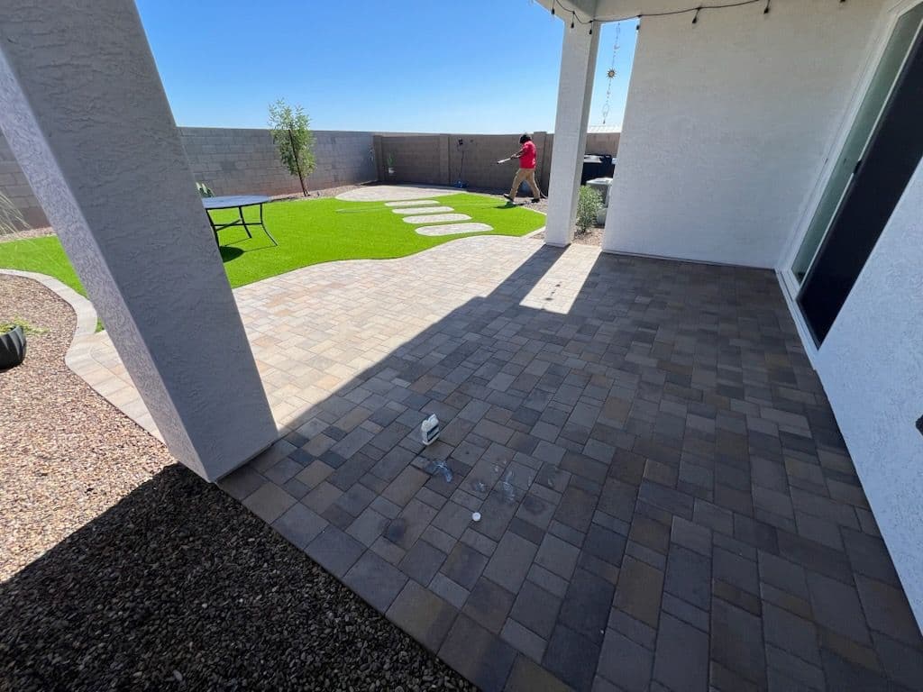 Gallery photos for Patio Makeover with Paver Sealing Service: Image #1