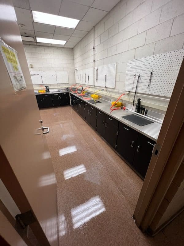 Gallery photos for Spotless Gun Cleaning Room Transformation: Image #2