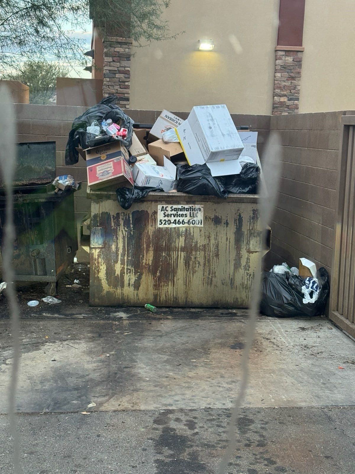 Gallery photos for Dumpster Area Clean-Up in Casa Grande: Image #1