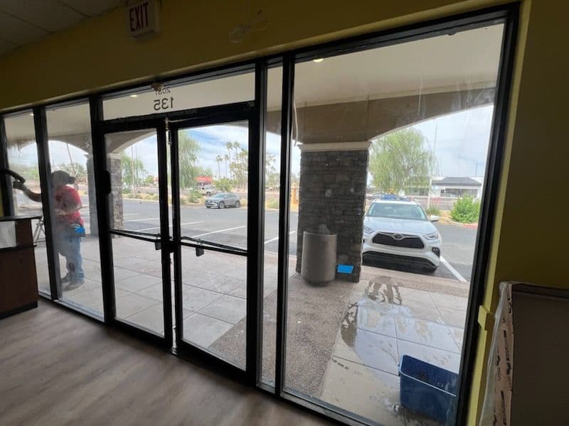 Project Bringing Shine to Chandler's New Restaurant Windows image