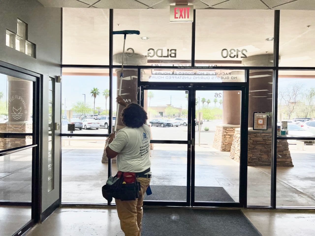 Commercial Window Cleaning for Chandler Gym image
